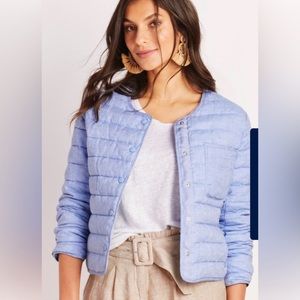 VINEYARD VINES | NWT | down puff jacket | light blue | stunning material